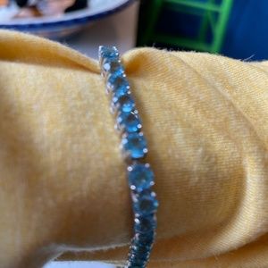 blue topaz bracelet